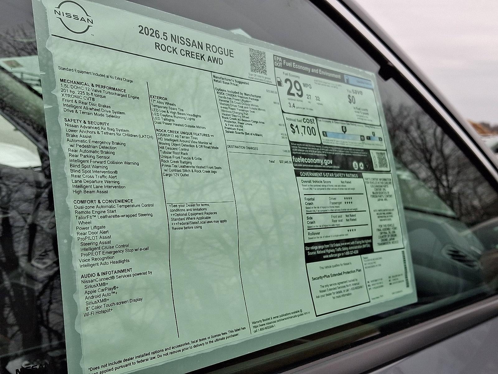 2026 Nissan Rogue Rock Creek®