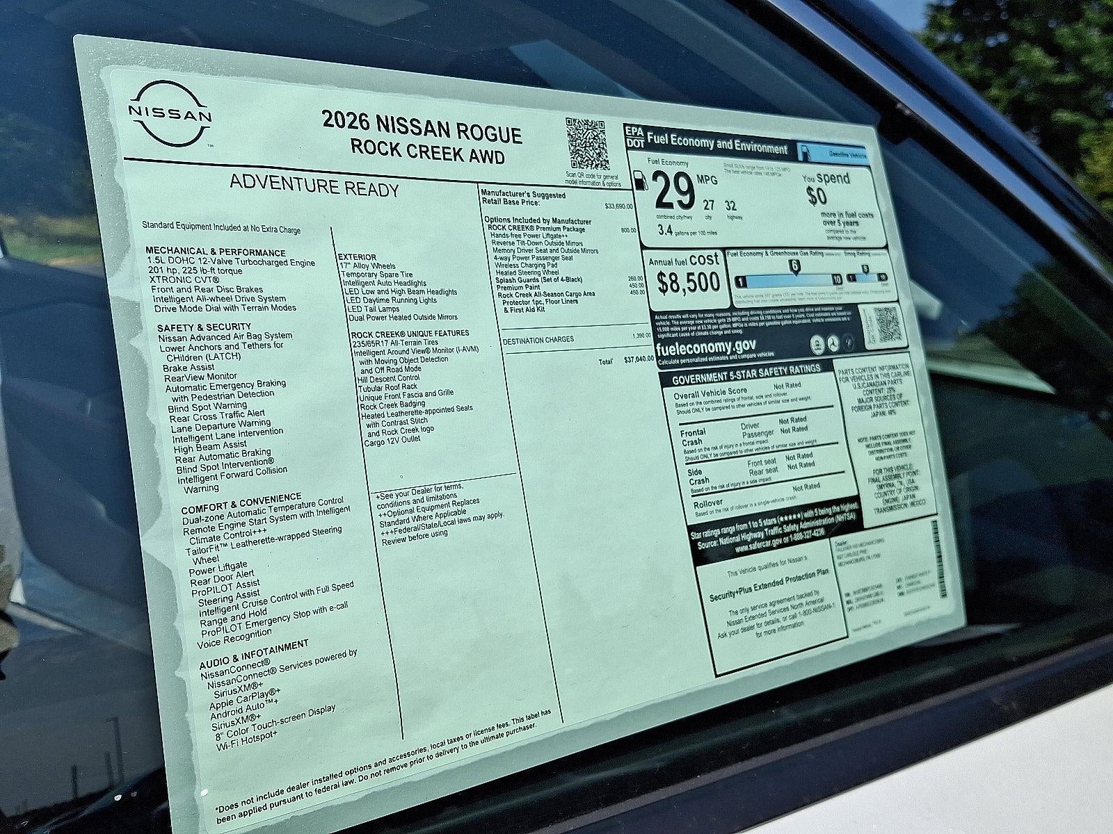 2026 Nissan Rogue Rock Creek®