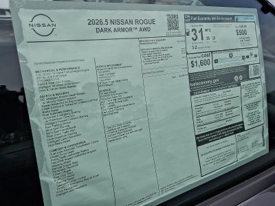 2026 Nissan Rogue Dark Armor™