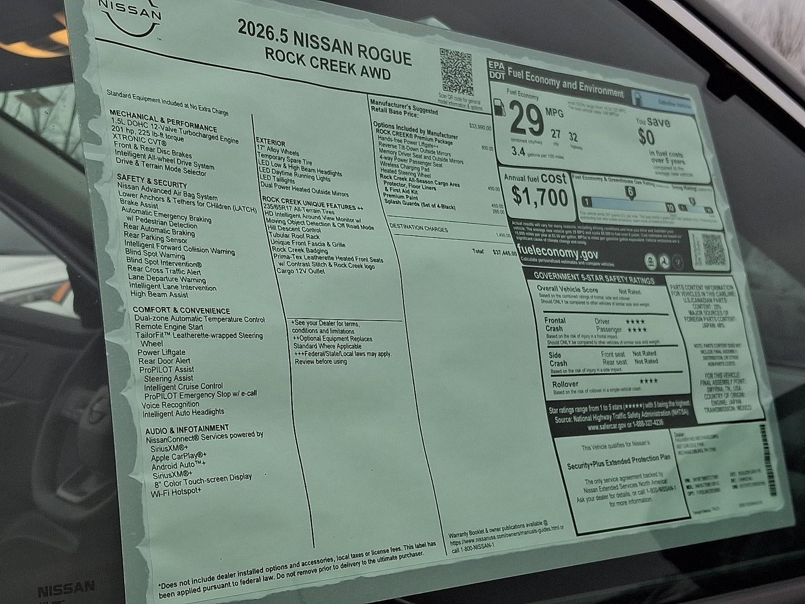 2026 Nissan Rogue Rock Creek®