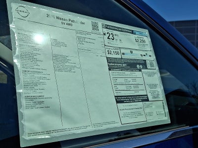 2026 Nissan Pathfinder SV