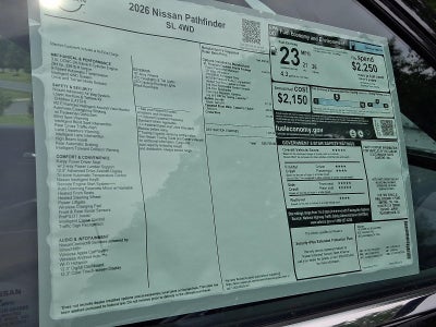 2026 Nissan Pathfinder SL
