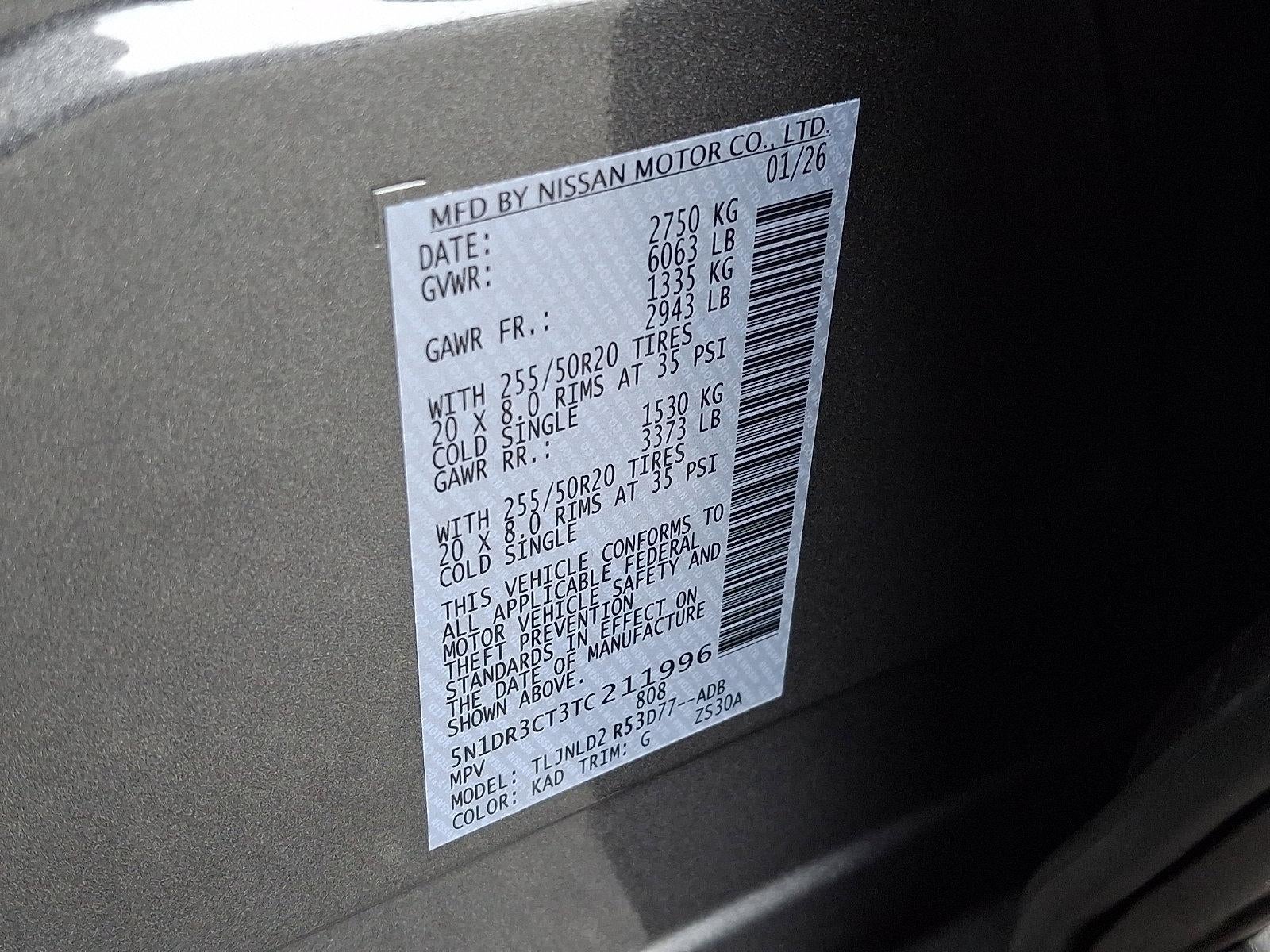 2026 Nissan Pathfinder SL