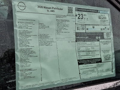 2026 Nissan Pathfinder SL