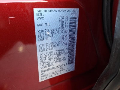 2022 Nissan Pathfinder Platinum