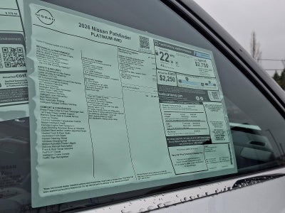 2026 Nissan Pathfinder Platinum