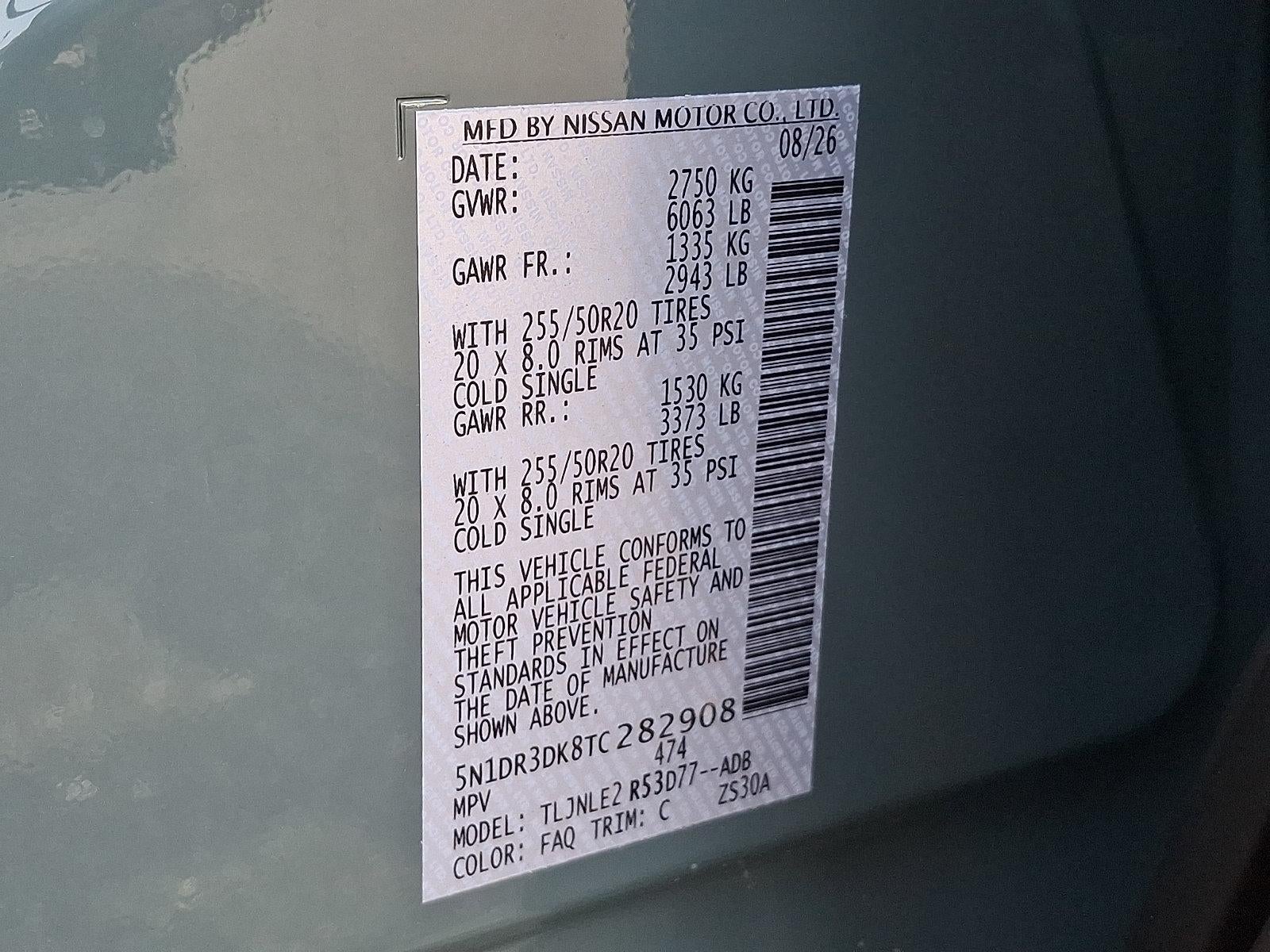 2026 Nissan Pathfinder Platinum