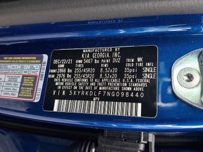 2022 Kia Sorento SX AWD