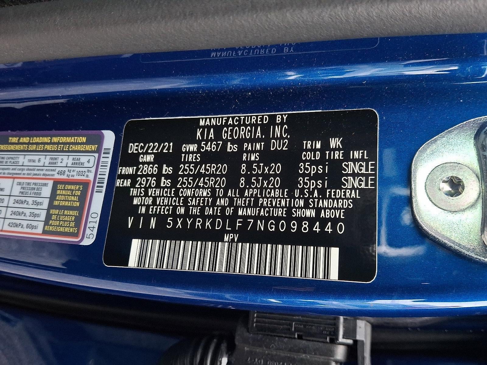 2022 Kia Sorento SX AWD