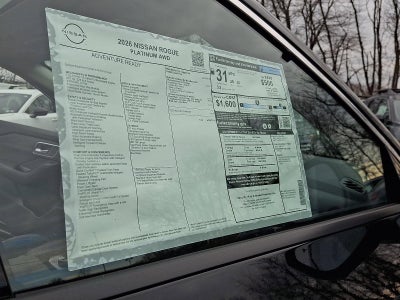 2026 Nissan Rogue Platinum