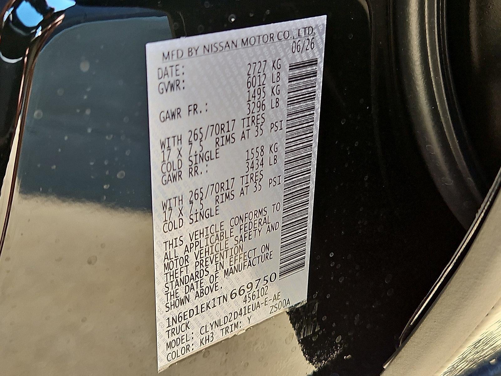 2026 Nissan Frontier Crew Cab PRO-4X®