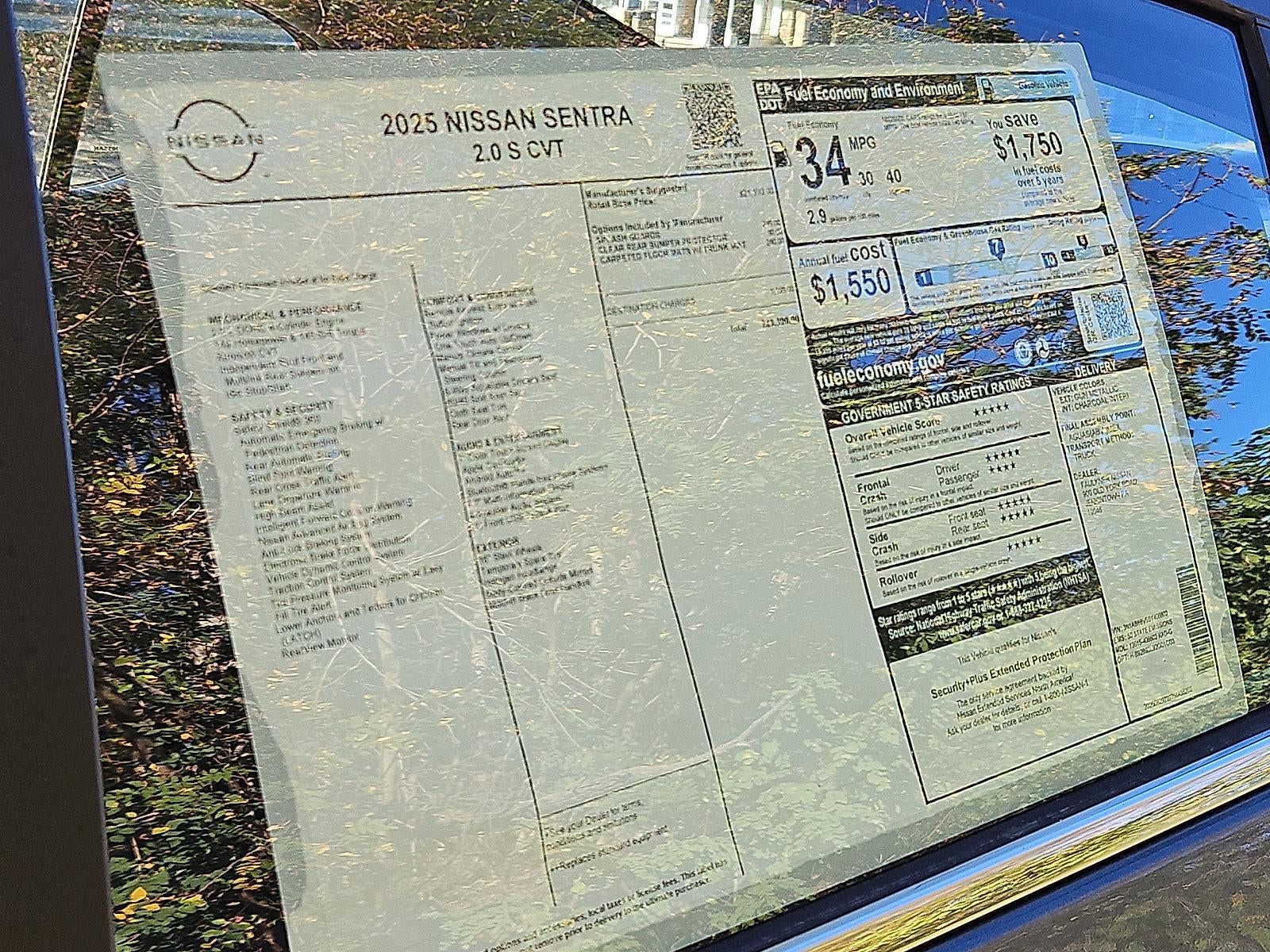 2025 Nissan Sentra S