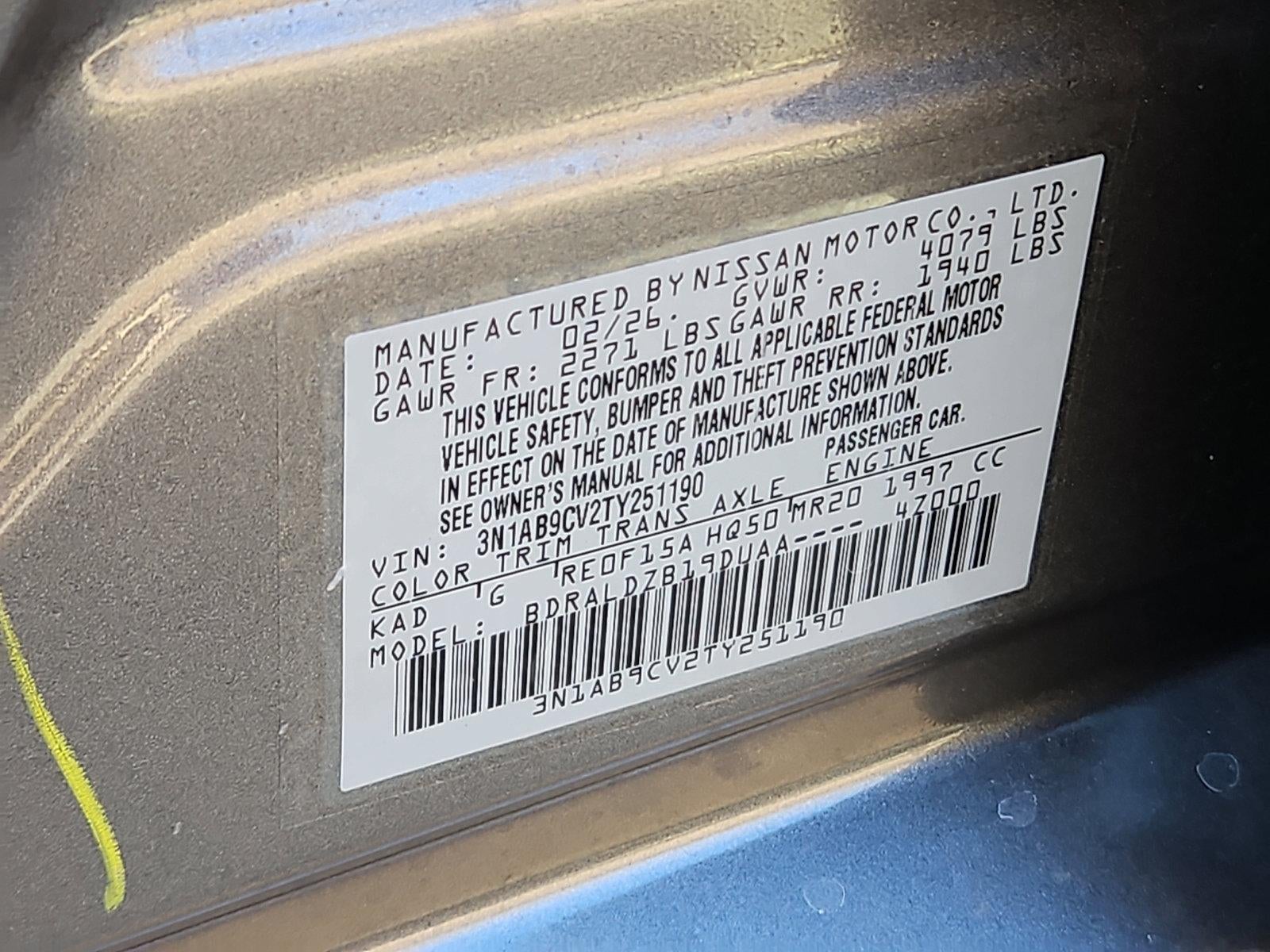 2026 Nissan Sentra SV