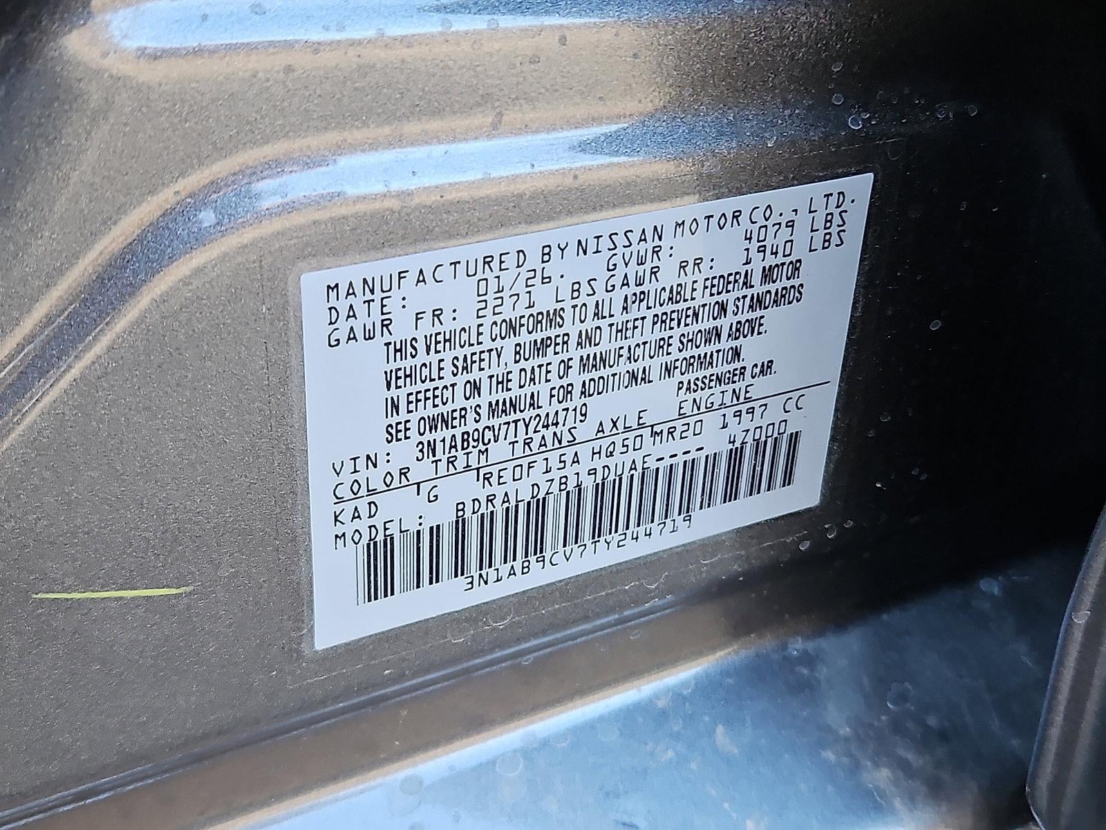 2026 Nissan Sentra SV