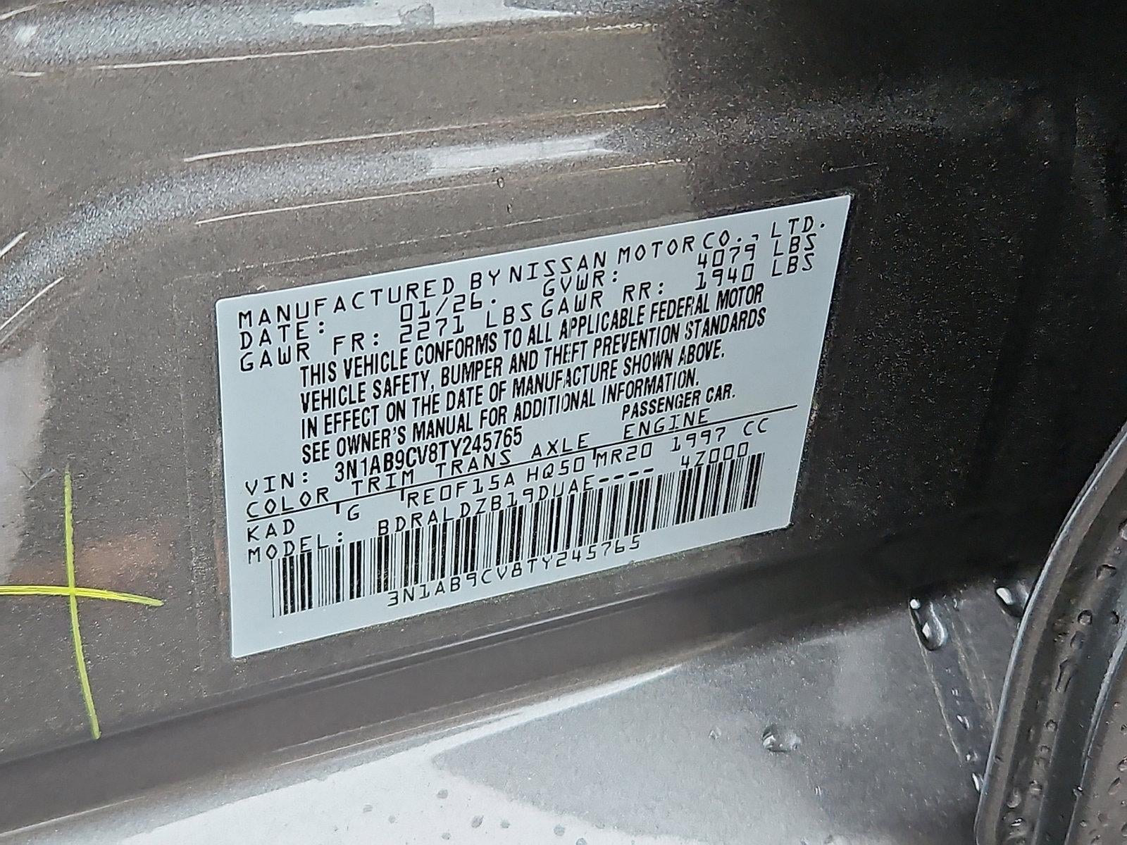 2026 Nissan Sentra SV