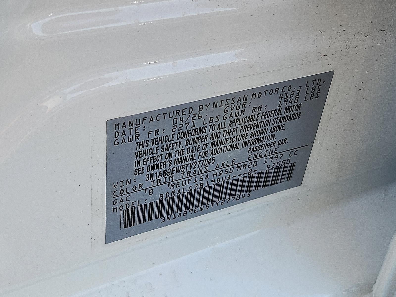 2026 Nissan Sentra SL