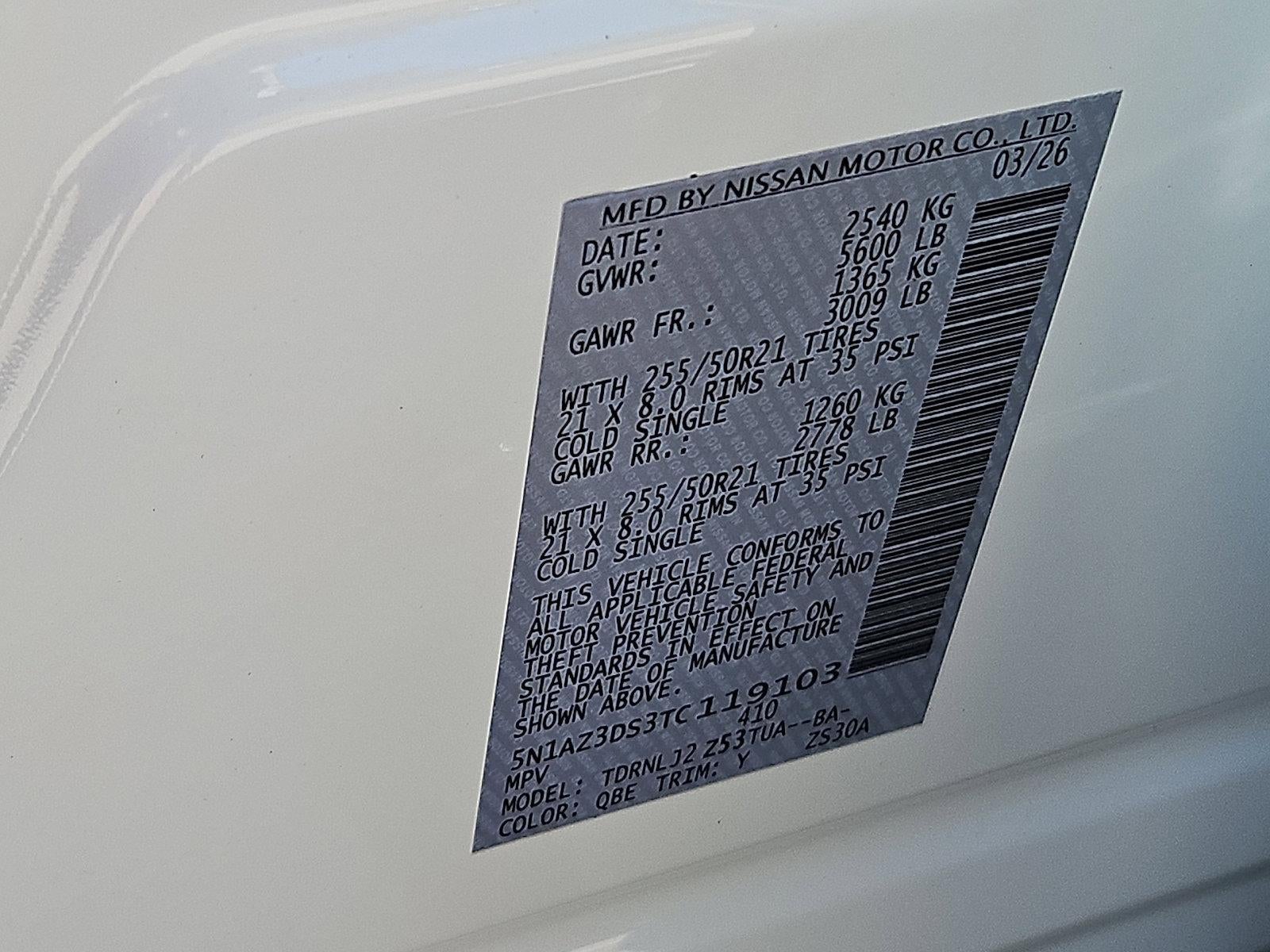 2026 Nissan Murano Platinum