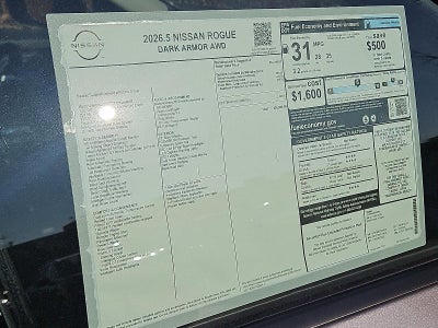 2026 Nissan Rogue Dark Armor™