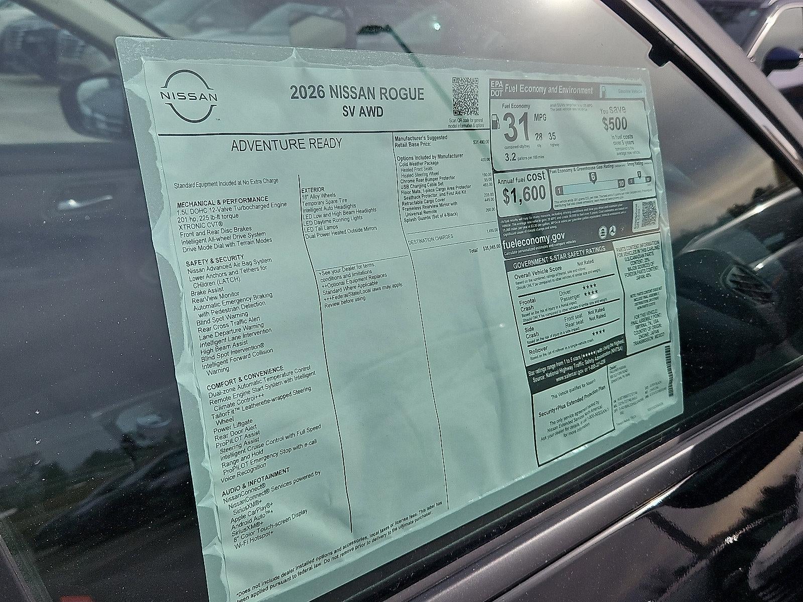 2026 Nissan Rogue SV