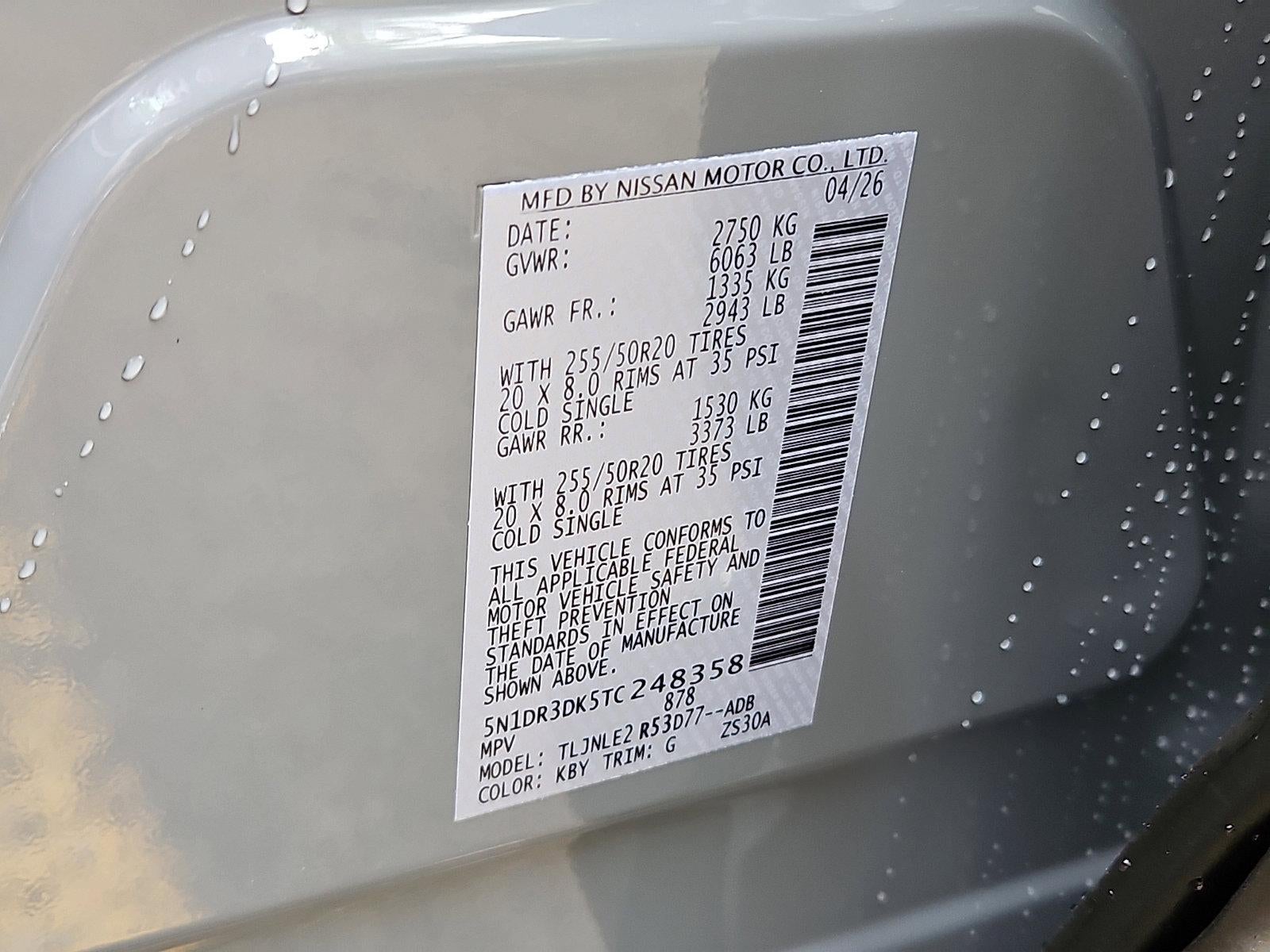 2026 Nissan Pathfinder Platinum 4WD