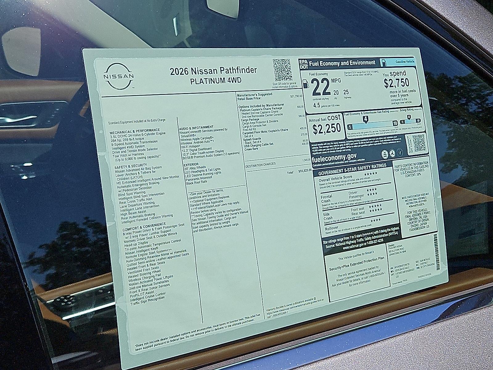 2026 Nissan Pathfinder Platinum