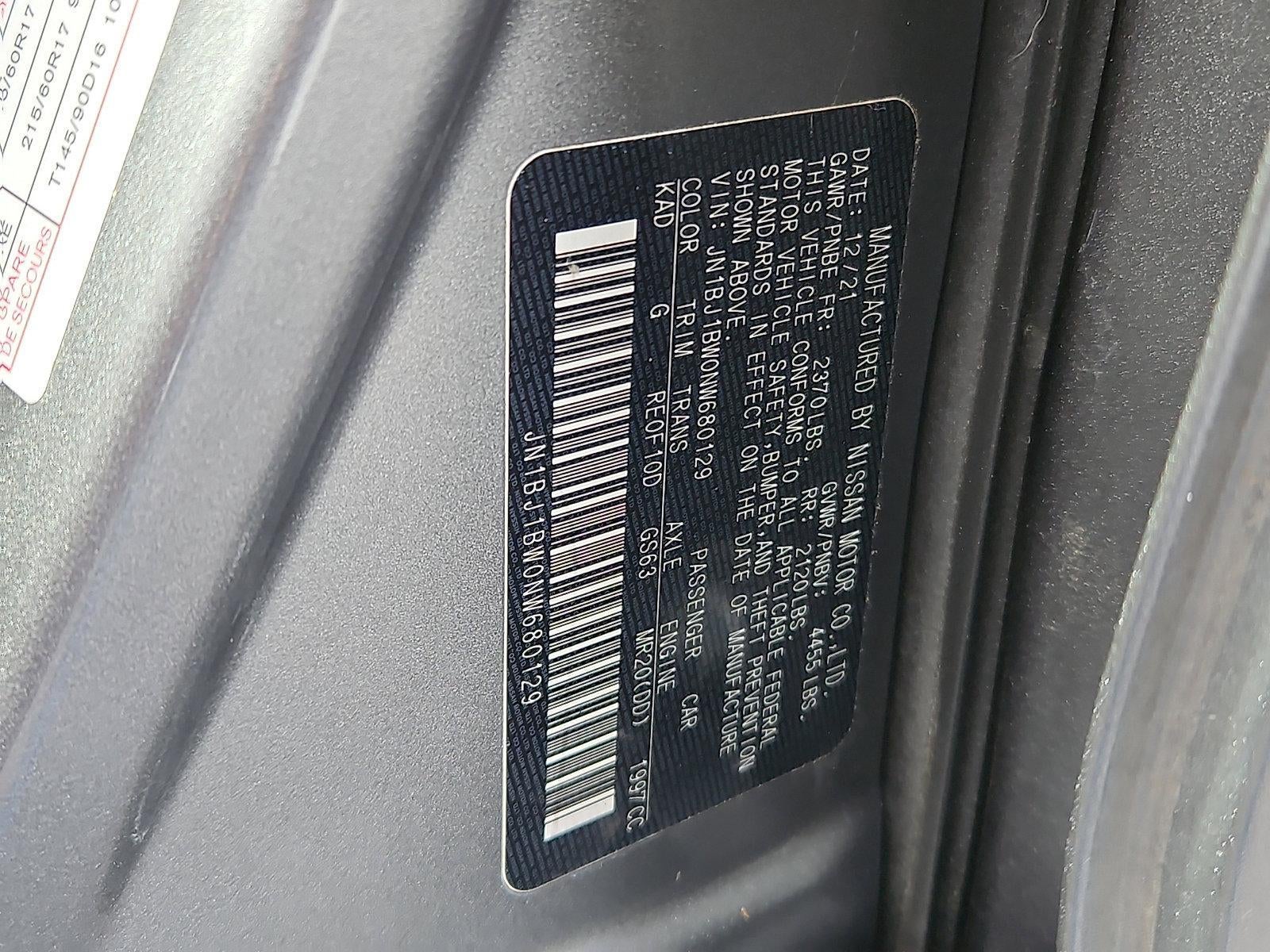 2022 Nissan Rogue Sport SV