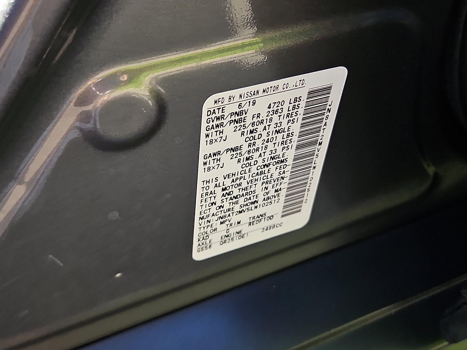 2020 Nissan Rogue SV
