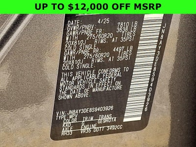 2025 Nissan Armada PRO-4X®