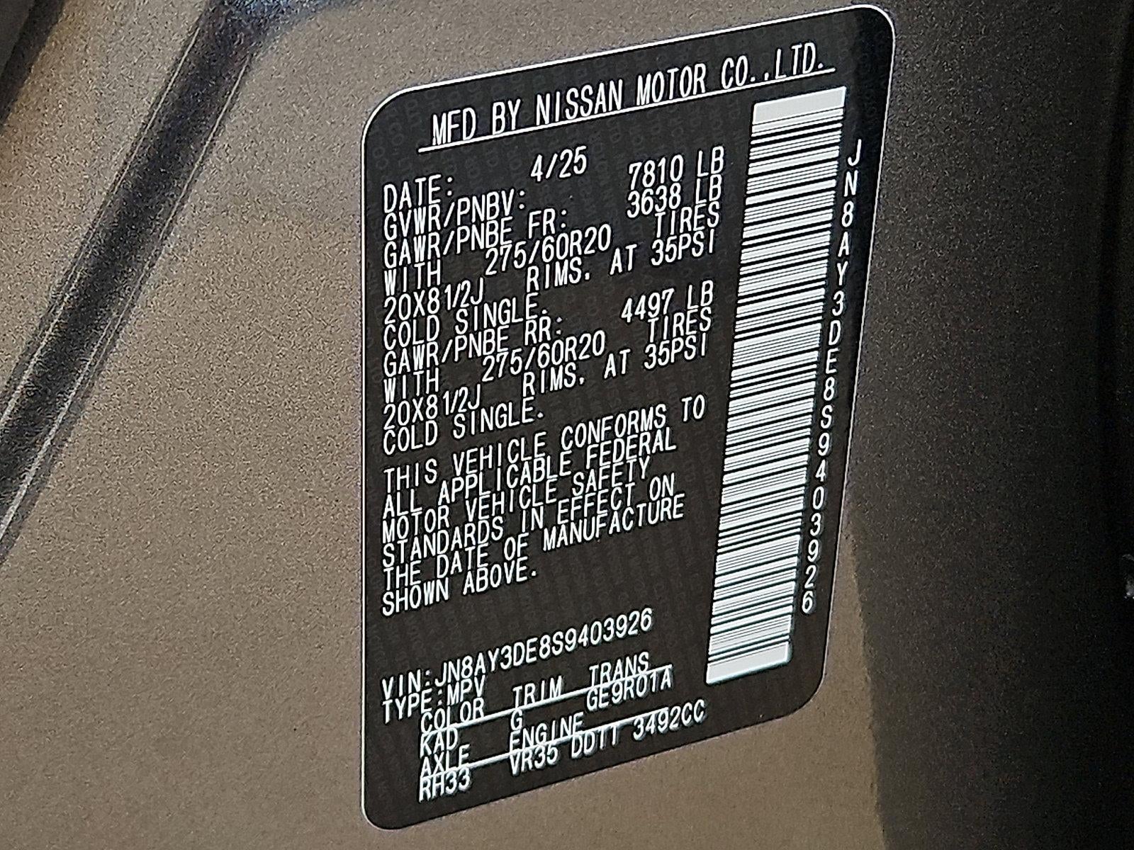 2025 Nissan Armada PRO-4X®