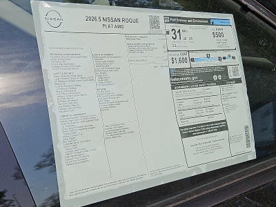 2026 Nissan Rogue Platinum