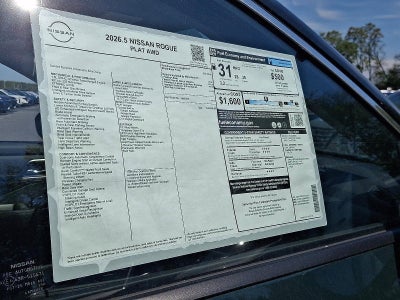 2026 Nissan Rogue Platinum