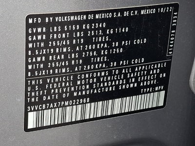 2023 Volkswagen Tiguan 2.0T SE R-Line Black