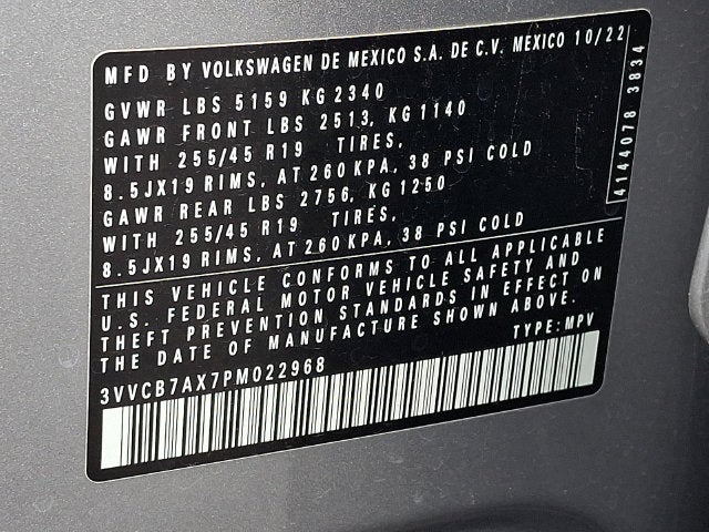 2023 Volkswagen Tiguan 2.0T SE R-Line Black