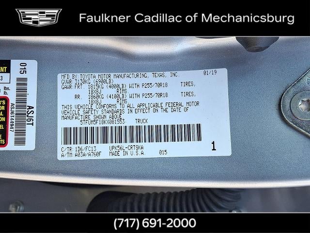 2019 Toyota Tundra 4WD SR