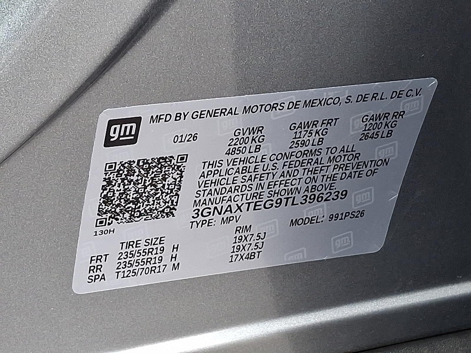2026 Chevrolet Equinox AWD RS