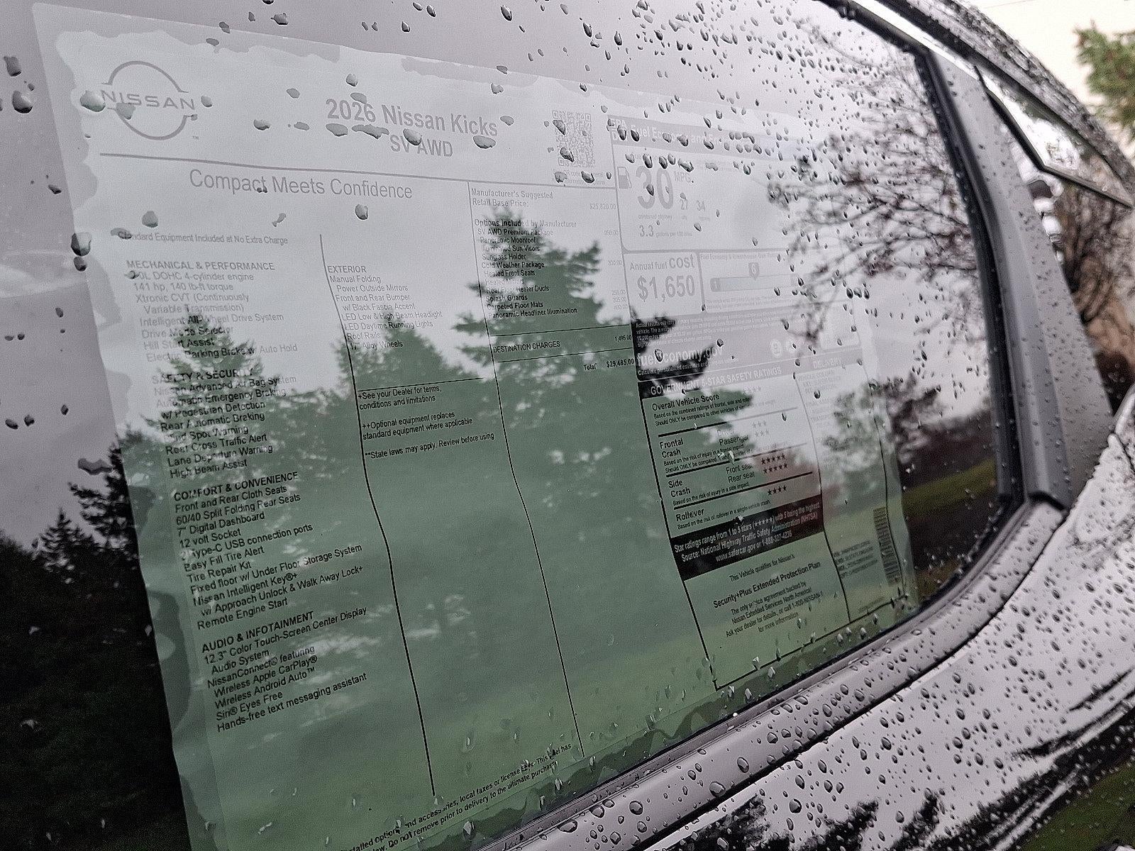 2026 Nissan Kicks SV