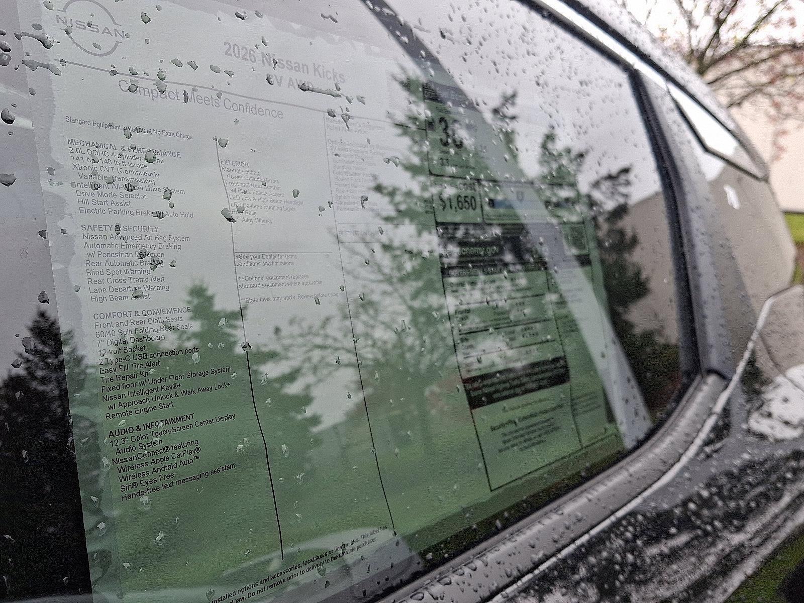 2026 Nissan Kicks SV