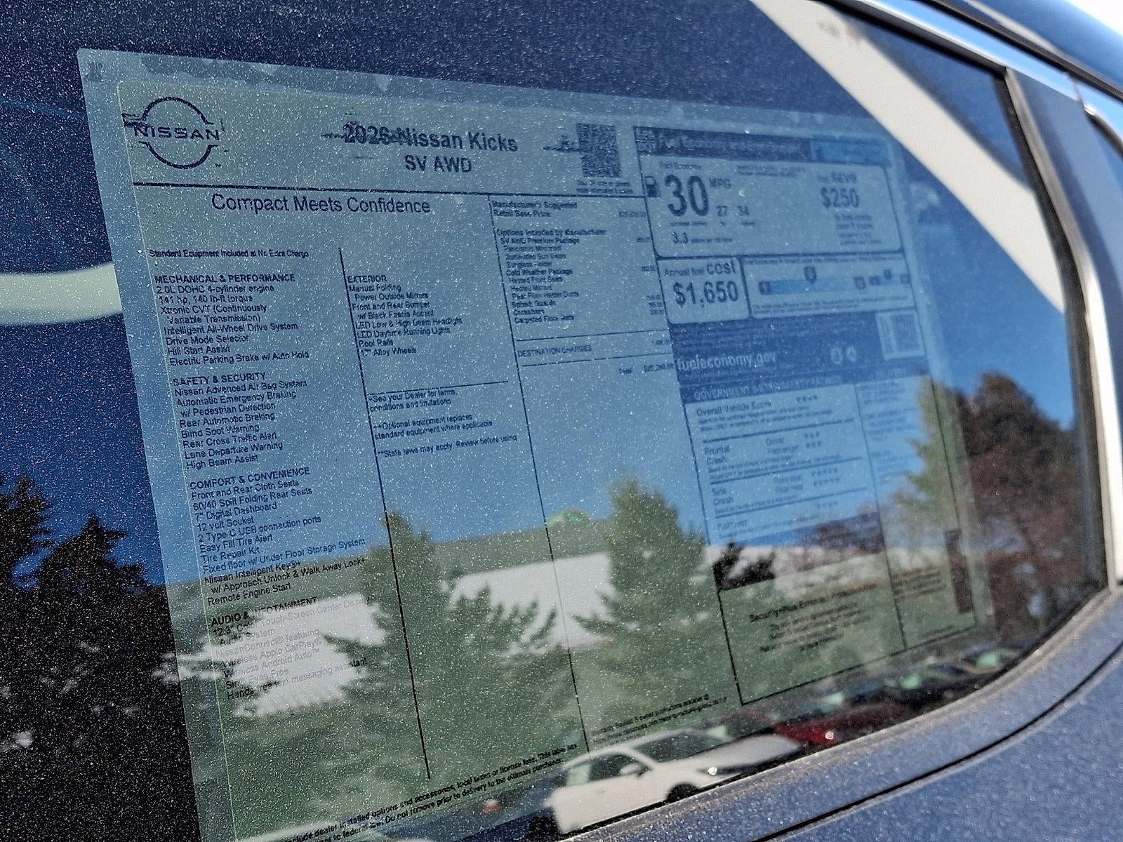 2026 Nissan Kicks SV