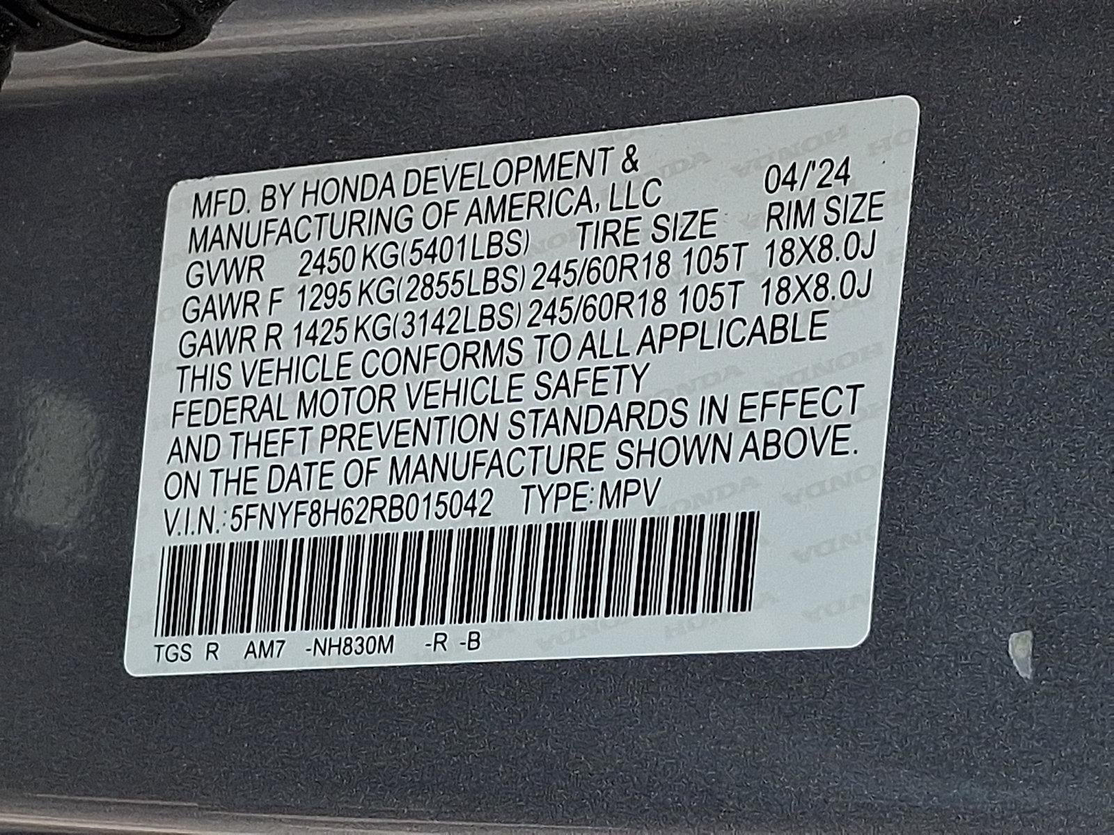 2024 Honda Passport TrailSport AWD