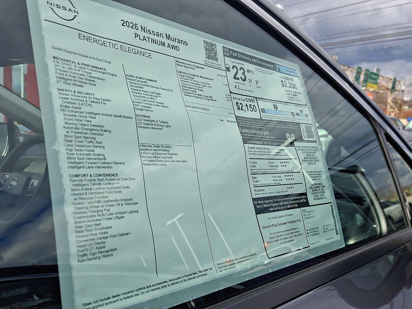 2026 Nissan Murano Platinum