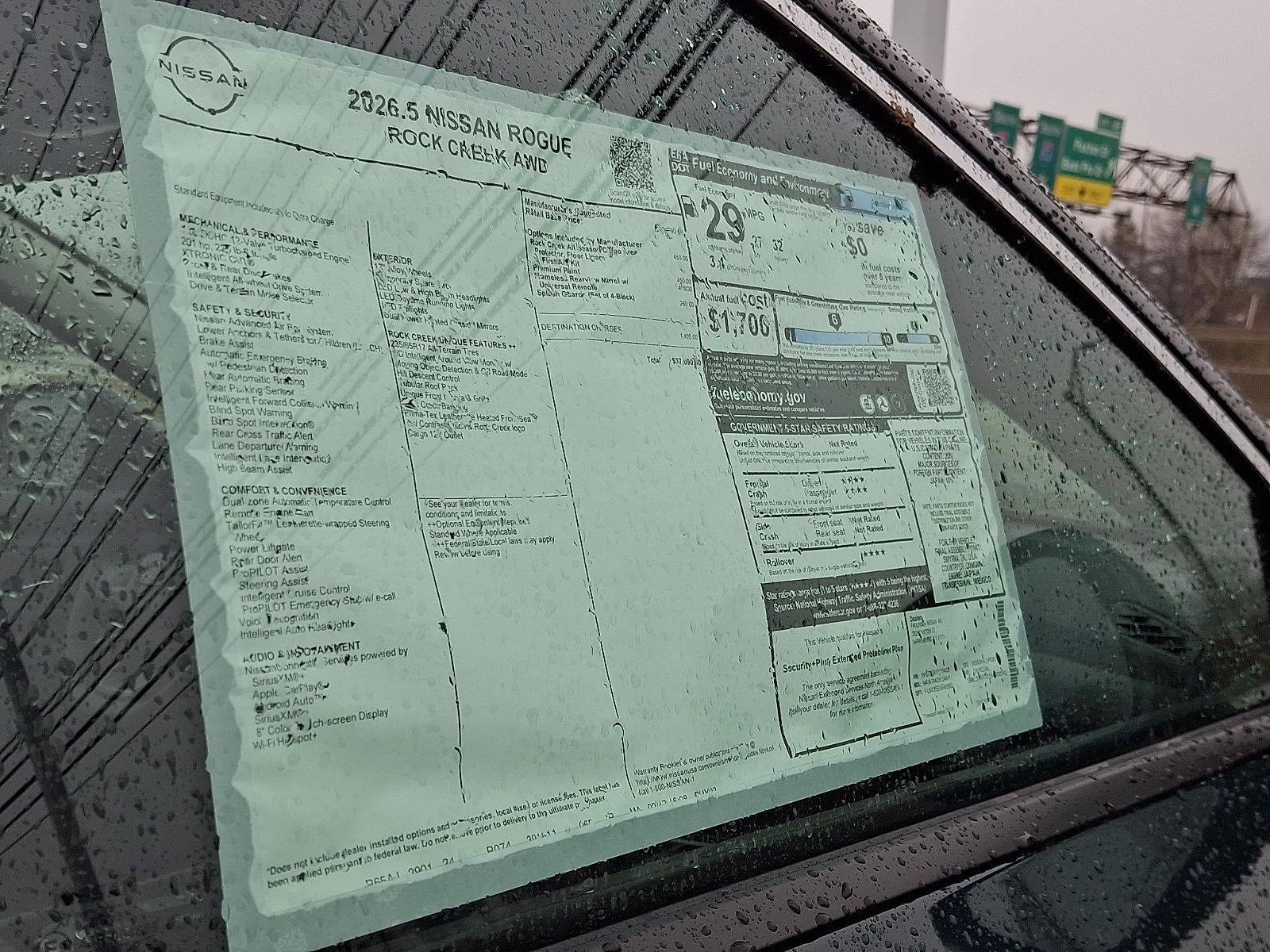 2026 Nissan Rogue Rock Creek®