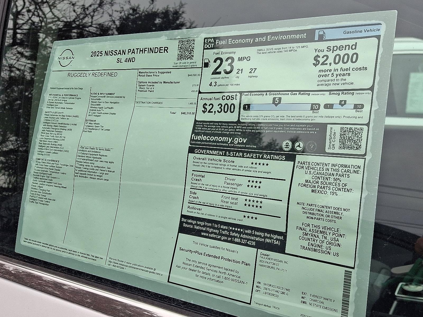2025 Nissan Pathfinder SL