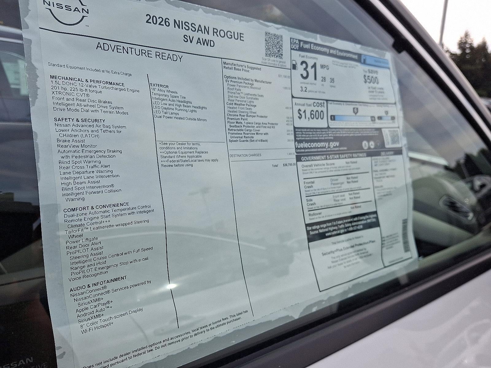 2026 Nissan Rogue SV