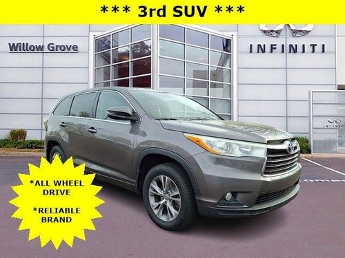 2014 Toyota Highlander AWD 4dr V6 LE Plus (GS)