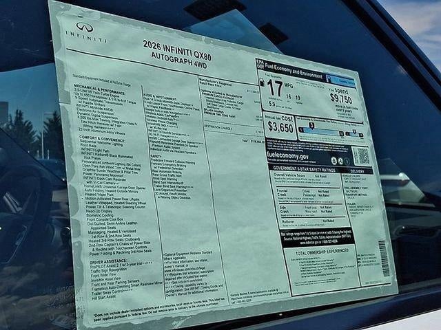2026 INFINITI QX80 AUTOGRAPH AWD