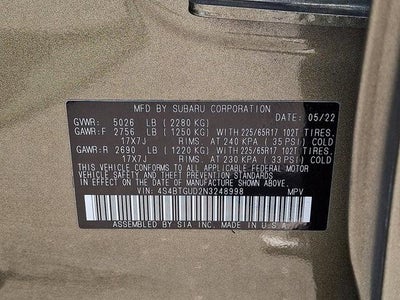 2022 Subaru Outback Wilderness CVT
