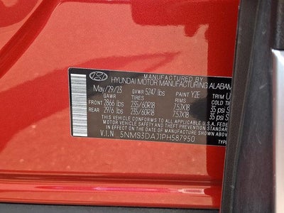 2023 Hyundai SANTA FE SEL AWD
