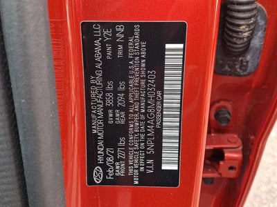 2021 Hyundai ELANTRA SEL