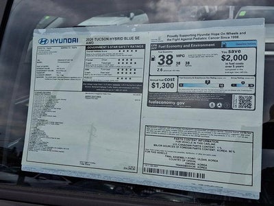 2026 Hyundai TUCSON Hybrid Blue