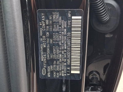 2026 Hyundai TUCSON Hybrid Blue